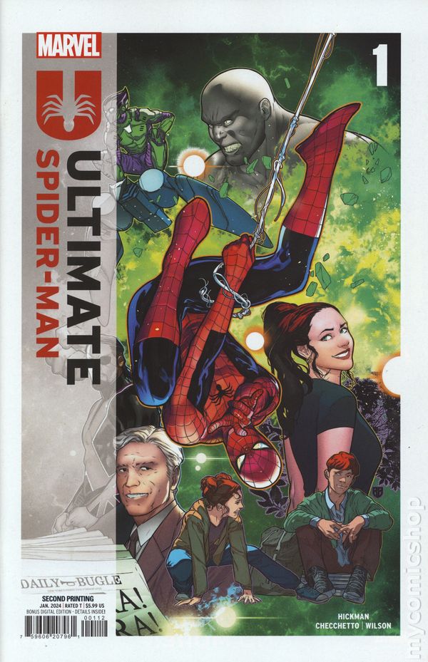 Ultimate Spiderman #1 Second Printing 2024 – Comic Connection