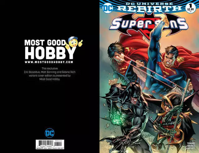 SUPER SONS #1 DC REBIRTH RETAILER EXCLUSIVE EBAS – Comic Connection