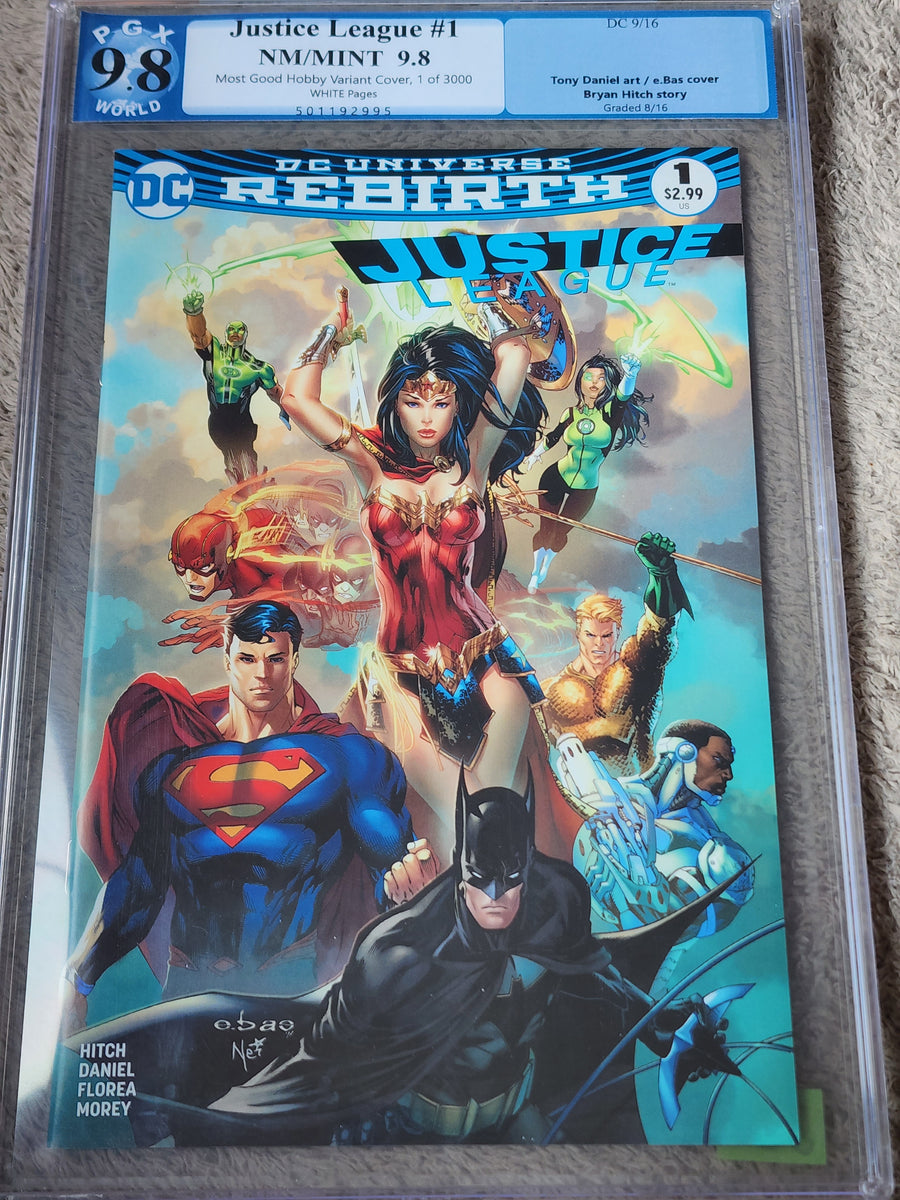 Justice League 1 Ebas Most Good Hobby Exclusive 9 8 Options Comic Connection