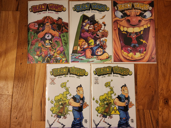 BULLY WARS #1 COMPLETE SET OF ALL 5 SCOTTIE YOUNG