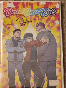 DEAD END KIDS #1 NYCC SOURCE POINT PRESS SIGNED FRANK GOGOL OPTIONS