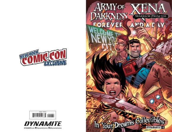 ARMY OF DARKNESS/XENA WARRIOR PRINCESS FOREVER IN A DAY #1 NYCC EXCLUSIVE