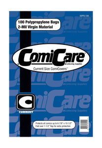 CURRENT STANDARD HIGH QUALITY COMIC BAGS 100 PACK