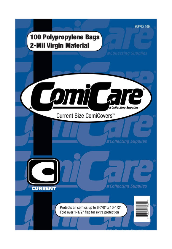 CURRENT STANDARD HIGH QUALITY COMIC BAGS 100 PACK