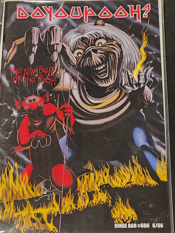 DO YOU POOH IRON MAIDEN NUMBER OF THE BEAST HOMAGE #6/66