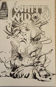 WHITE WIDOW #6 B&W VARIANT