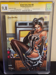 GRIMM FAIRY TALES #83 WONDERCON EXCLUSIVES BOTH SIGNED JAMIE TYNDALL CGC SS