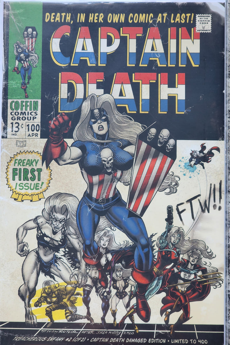 Death Butler LADY DEATH: TREACHEROUS INFAMY CAPTAIN DEATH STEVEN BUTLER