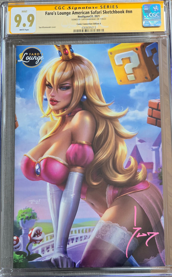 FARO'S LOUNGE 8 BIT PRINCESS SUN KHAMUNAKI TRADE 9.9 CGC SS