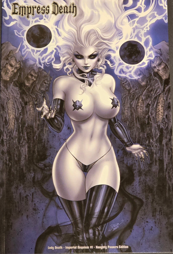 LADY DEATH IMPERIAL REQUIEM #1 NAUGHTY POWERS EDITION  DAWN MCTEIGUE
