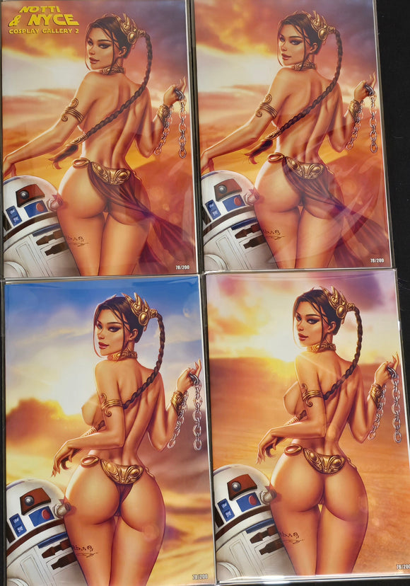 NOTTI & NYCE STAR WARS COSPLAY COMPLETE COMPLETE SET OF 4 LTD 200