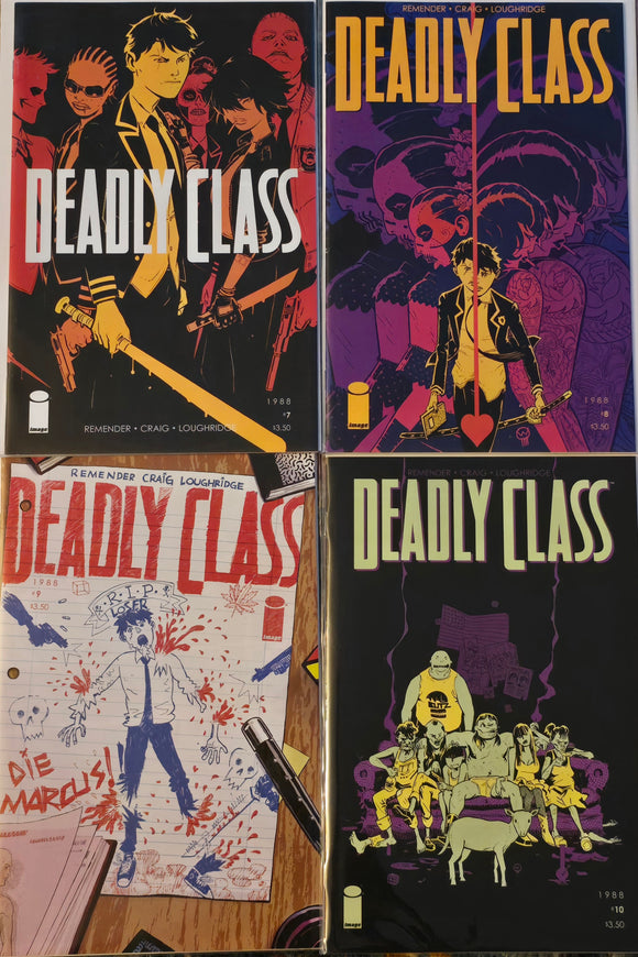 DEADLY CLASS #7-10 SET OF 4 RICK REMENDER IMAGE