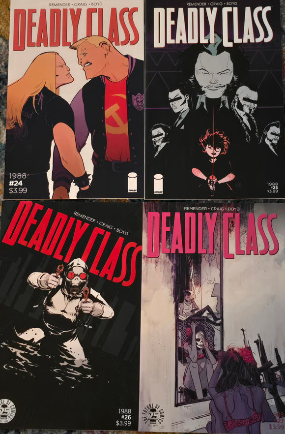 DEADLY CLASS #24-27 SET OF 4 RICK REMENDER IMAGE NM-