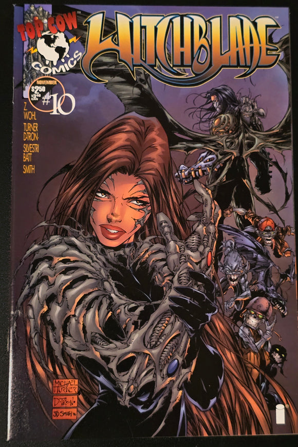 WITCHBLADE #10 MICHAEL TURNER COVER NM-/VF+