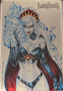 LADY DEATH MERCILESS ONSLAUGHT #1 DAWN MCTEIGUE METAL EDITION AP