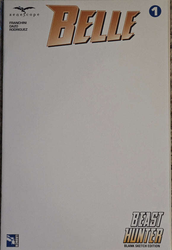 GRIMM FAIRY TALES BELLE #1 LIMITED BLANK SKETCH COVER