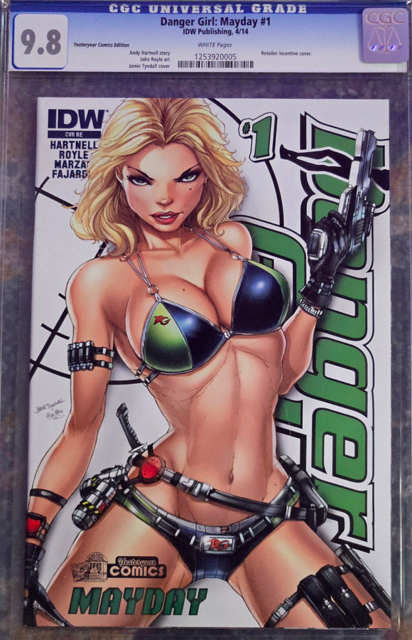 DANGER GIRL: MAYDAY #1 IDW PUBLISHING JAMIE TYNDALL 9.8 CGC