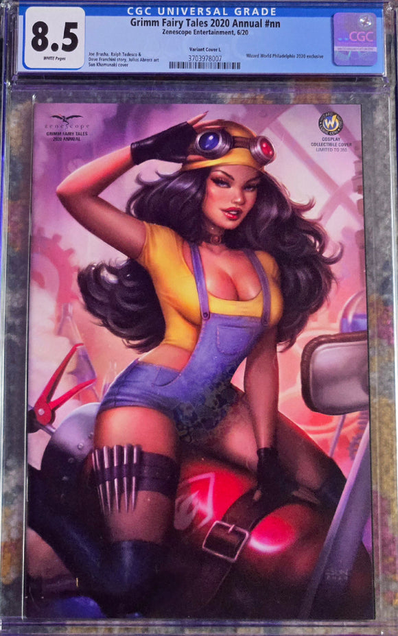 GRIMM FAIRY TALES 2020 ANNUAL VARIANT SUN KHAMUNAKI 8.5 CGC