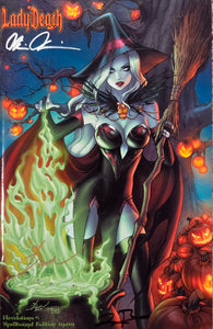 LADY DEATH REVELATIONS #1 SPELLBOUND EDITION DAWN MCTEIGUE LTD 69/69 SIGNED X3