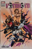 DOMINO HOT SHOTS #1 J SCOTT CAMPBELL 1:50 VARIANT SIGNED W/ COA