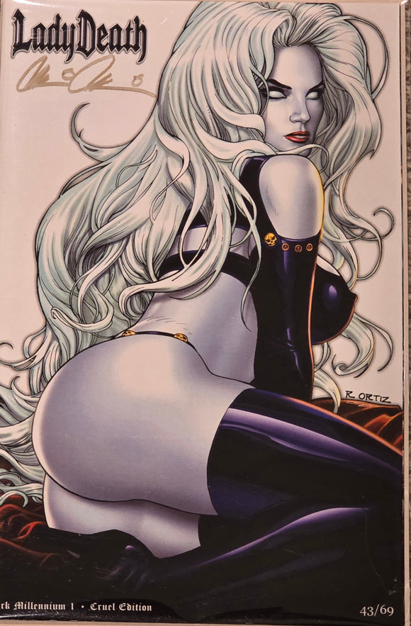 LADY DEATH DARK MILLENNIUM #1 CRUEL EDITION LTD 43/69 RICHARD ORTIZ