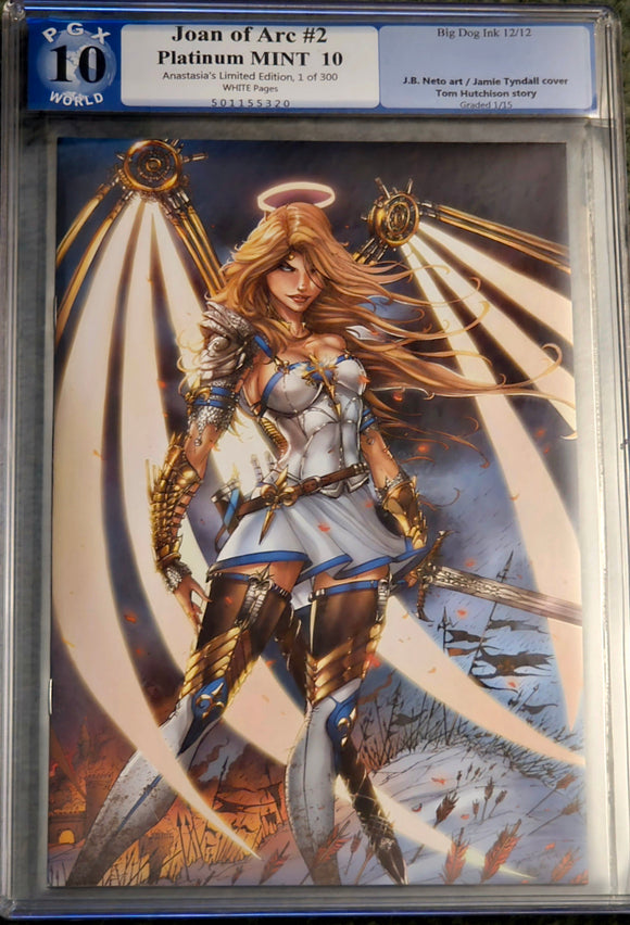 JOAN OF ARC #2 JAMIE TYNDALL PGX 10.0  JAMIE TYNDALL LTD 300