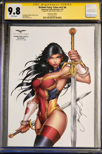 GRIMM FAIRY TALES #V2 #4 SIGNED JAMIE TYNDALL LTD 100 COPIES 9.8 CGC SS