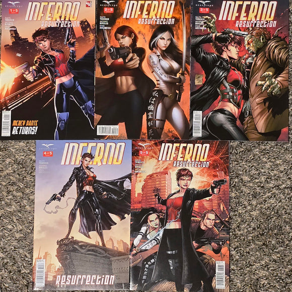 INFERNO RESURRECTION  COMPLETE SET #1-5