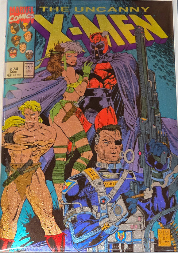 THE UNCANNY X-MEN #274 JIM LEE FOIL