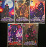 NINJA WITCH #1 SIGNED UNTIMATE WARRIOR  KICKSTARTER VARIANTS JUSTIN HUNT & OTHER ARTISTS