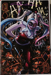 HARLEY QUINN # 31 MASQUERADE VIRGIN VARIANT SIGNED BY CLAYTON CRAIN LTD 444 W/ COA