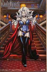 LADY DEATH DRAGON WARS #1 MAJESTIC EDITION LTD 63/125 RICHARD ORTIZ