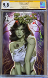 ZOMBIE TRAMP #57 CC EXCLUSIVE CUTE & KINKY SET SIGNED RYAN KINCAID 9.8/9.9 CGC SS