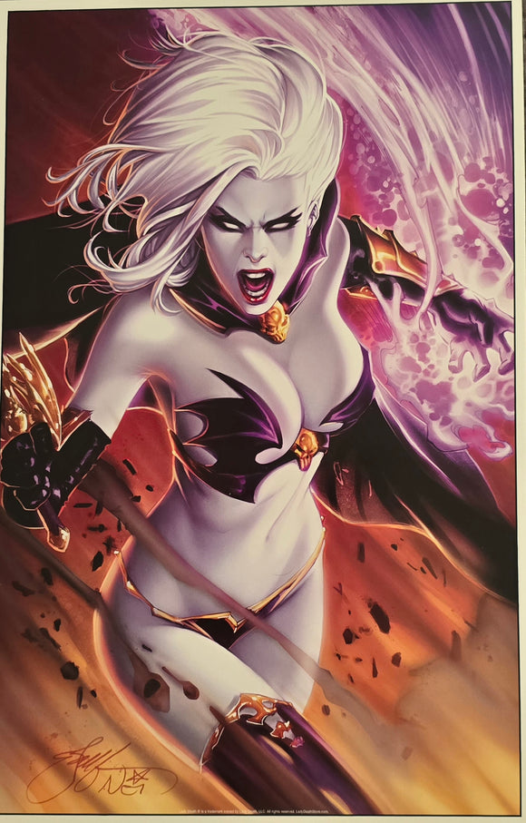 LADY DEATH 11X17 e.Bas PRINT