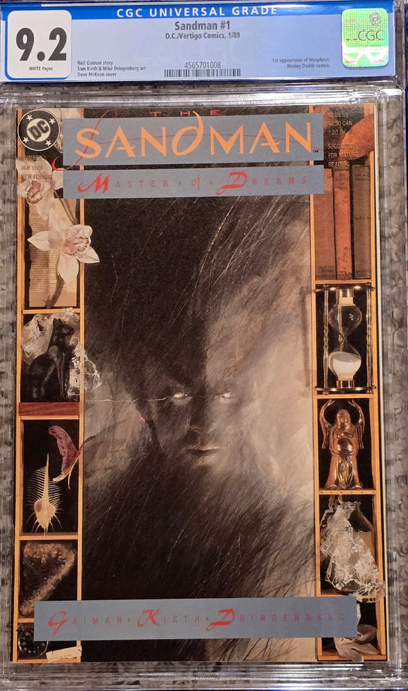 SANDMAN #1 NEIL GAIMAN 9.2 CGC, NEW TV SERIES