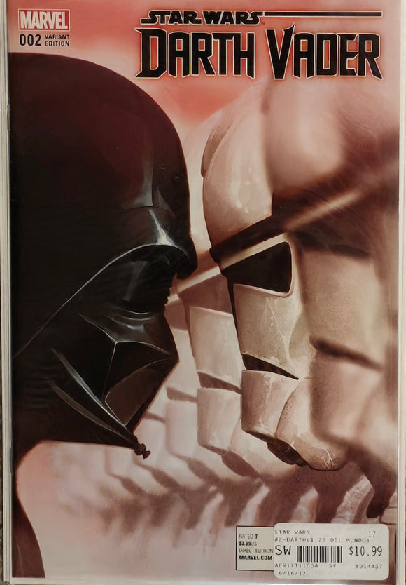 DARTH VADER #2 1:25 DEL MUNDO VARIANT 1ST APPERANCE KIRAK INFI'A