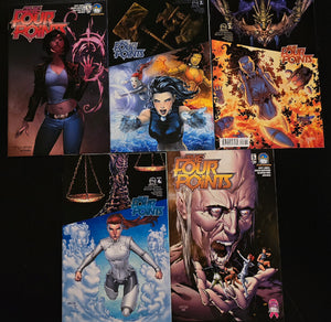 THE FOUR POINTS ISSUES #1`-5 COMPLETE SERIES ASPEN COMICS