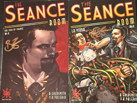 THE SEANCE #1-2 SET OF 2 SIGNED BY BEN GOLDSMITH SOURCEPOINT PRESS