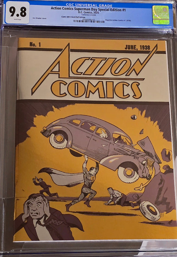 ACTION COMICS #1 ULTIMATE GOLD FOIL EDITION LTD 300 COPIES 9.8 CGC