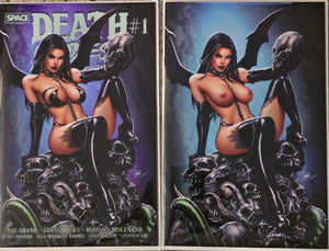 DEATH GODDESS #1 MIKE KROME KICKSTARTER COVER SET