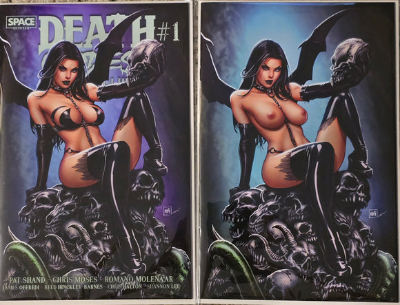 DEATH GODDESS #1 MIKE KROME KICKSTARTER COVER SET