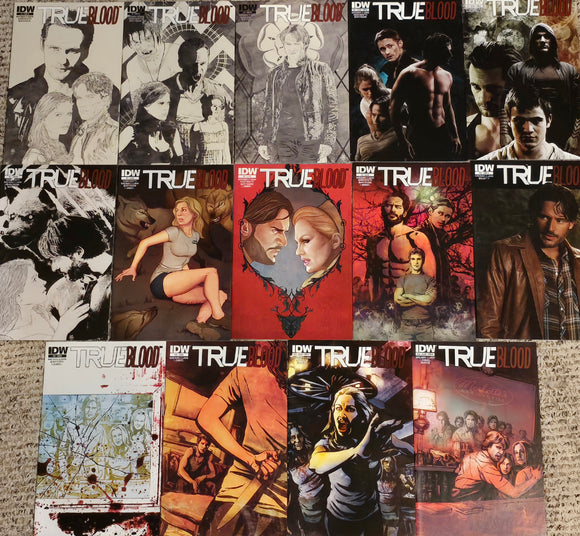 TRUE BLOOD 2012 ONGOING SERIES COMPLETE SET OF ISSUES #1-14 NM-/VF+