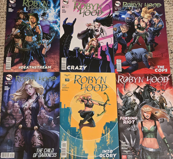 ROBYN HOOD ONGOING SERIES #14-20 FINAL ISSUES 6 BOOKS