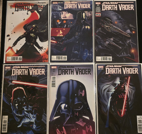 STAR WARS DARTH VADER #25 BUNDLE OF 6 BOOKS FINAL ISSUE 2015