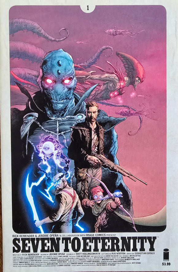 SEVEN TO ETERNITY #1A FIRST PRINT IMAGE COMICS