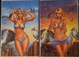 GRIMM FAIRY TALES 2012 EBAS SWIMSUIT SPECIAL BLUE RAINBOW SDCC EXCLUSIVE EBASLTD 500 & LTD 100