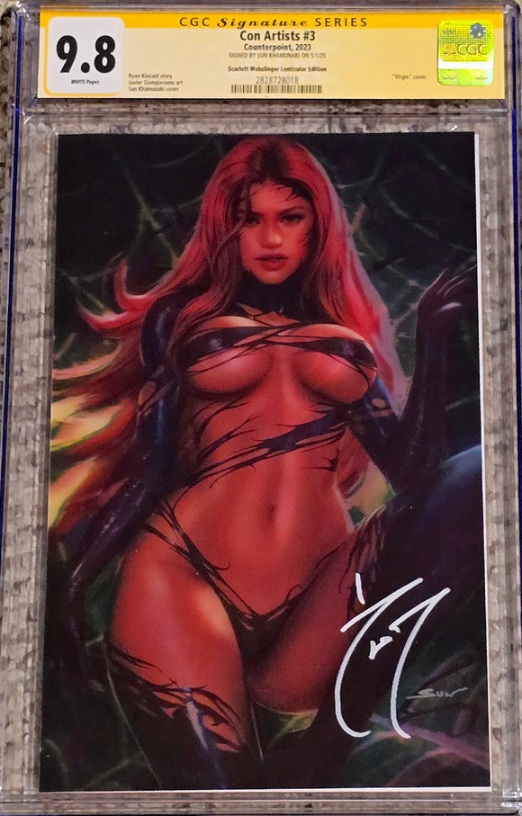 CON ARTIST #3 TRIPLE CHANGING 3D LENTICULAR 