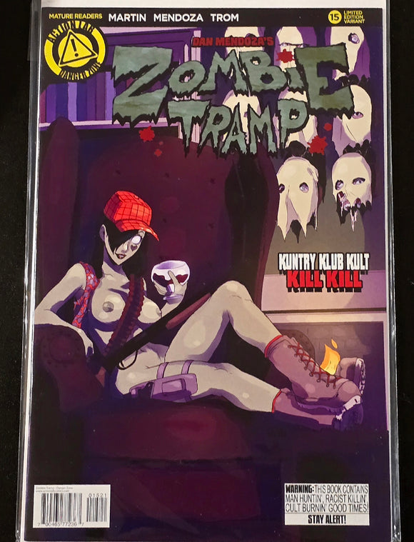ZOMBIE TRAMP #15 TMChu RISQUE VARIANT VF+