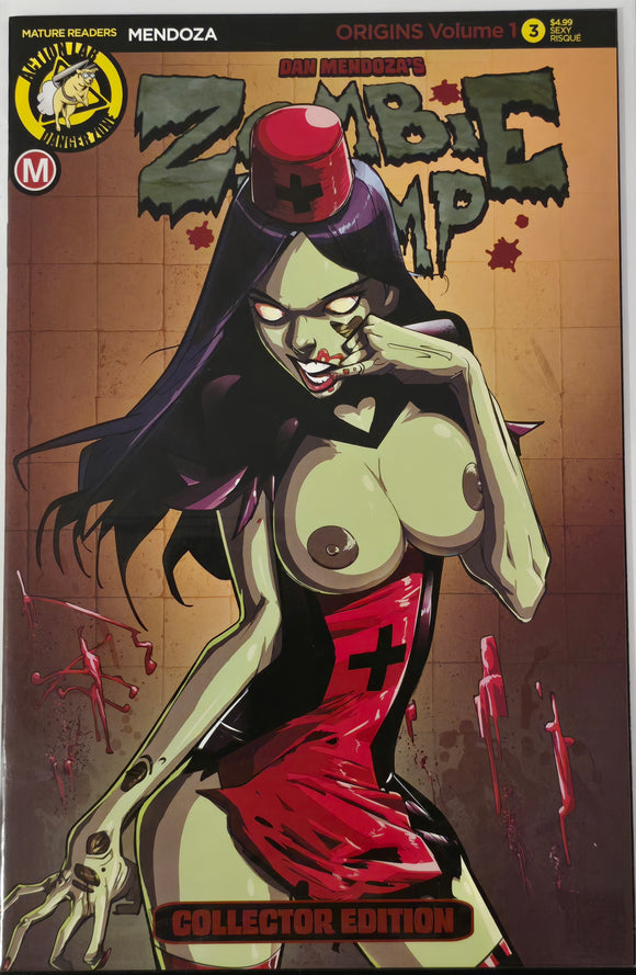 ZOMBIE TRAMP ORIGINS #3 RISQUE VARIANT CELOR