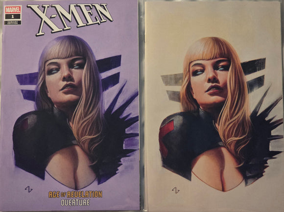 X-MEN AGE OF REVELATION OVERTURE ARDI GRANOV TRADE & VIRGIN SET NYCC 2025 LTD 555 COPIES